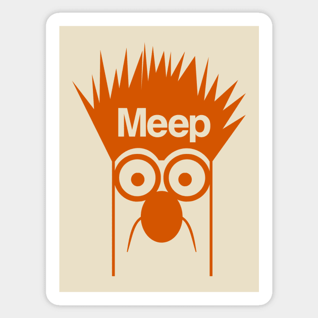 Meep Sticker by stevegoll68